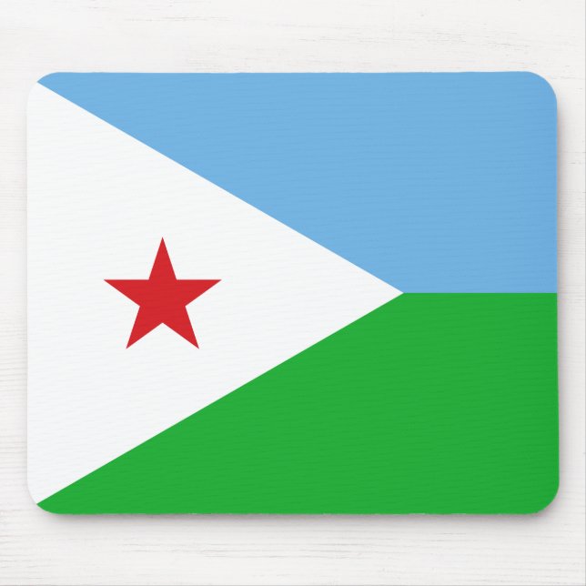 Mousepad Bandeira do Jibuti (nação africana) (Frente)