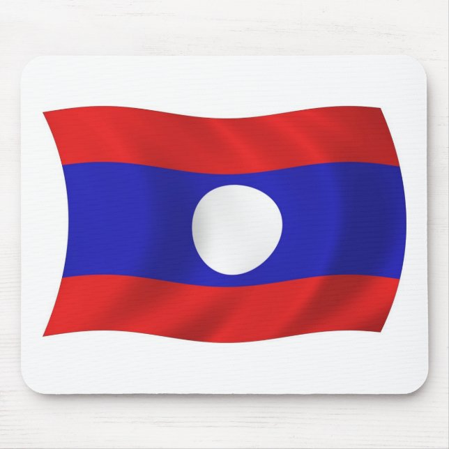 Mousepad Bandeira do Laos (Frente)