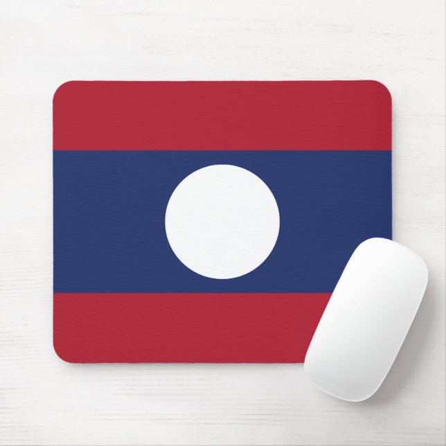 Mousepad bandeira do Laos (Com mouse)