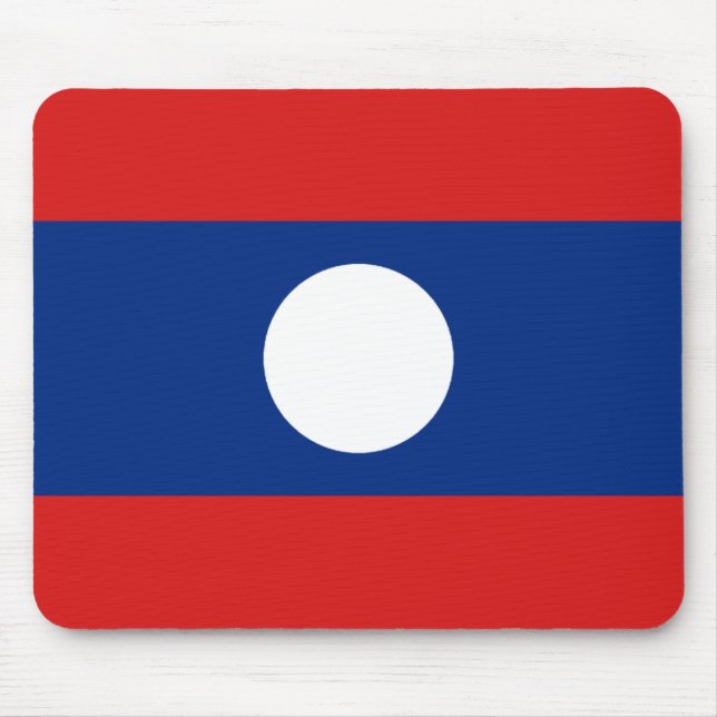 Mousepad Bandeira do Laos (Frente)