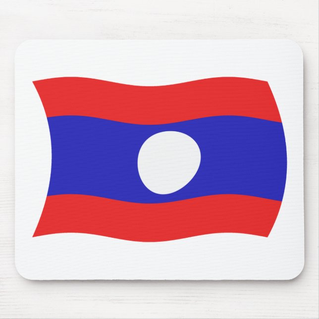 Mousepad Bandeira do Laos (Frente)