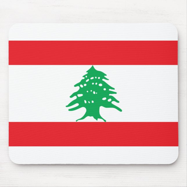 Mousepad Bandeira do Líbano (Frente)