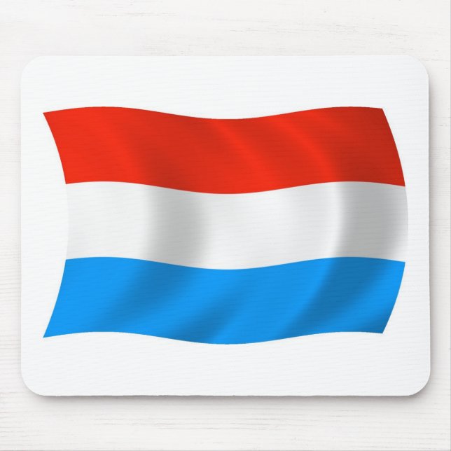 Mousepad Bandeira do Luxemburgo (Frente)