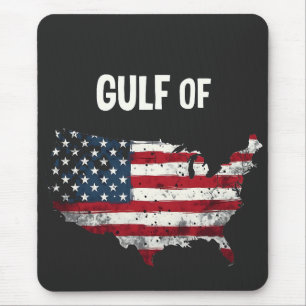 Mousepad Bandeira do Mapa Americano Funny Trump USA