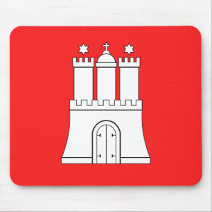 Mousepad Bandeira do mouse de Hamburgo
