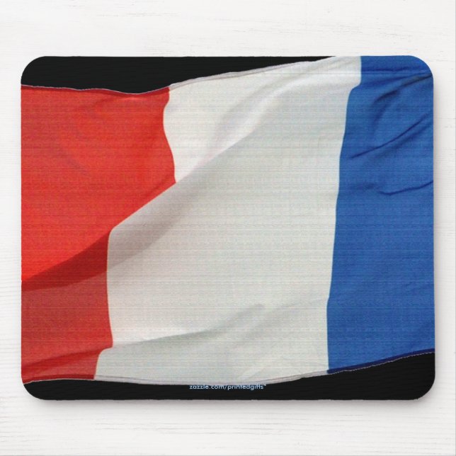 Mousepad Bandeira do Mundo Patriótico de França Flags Mouse (Frente)