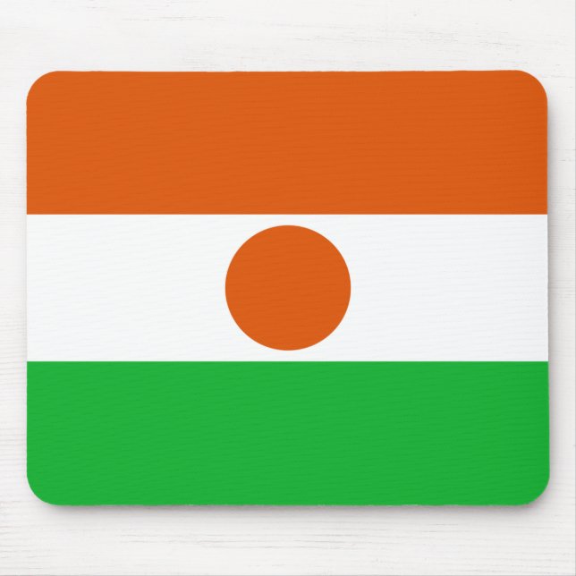 Mousepad Bandeira do Níger (país africano) (Frente)