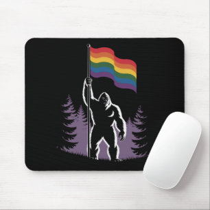 Mousepad Bandeira do Novo Orgulho Progressivo LGBTQ Bigfoot