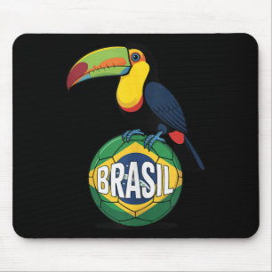 Mousepad Bandeira do Orgulho do Brasil Brasil Tucano Bola d