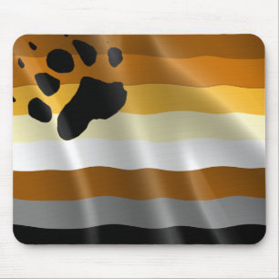 MOUSEPAD BANDEIRA DO ORGULHO DO URSO DO HUMOR GAY
