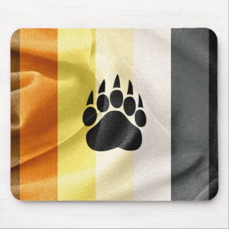 Mousepad Bandeira do orgulho do urso e tapete do rato