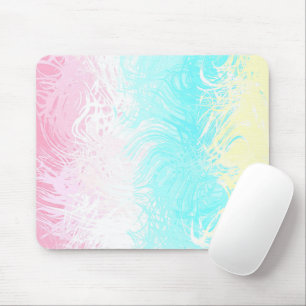 Mousepad Bandeira do Orgulho Gênerofluxo Abstrato Boho Swir