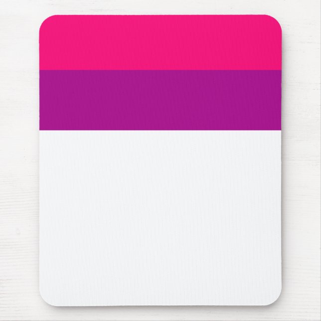 Mousepad Bandeira do Orgulho Semi Bissexual (Frente)