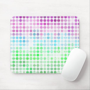 Mousepad Bandeira do Orgulho Toric Abstrata Boho Eclética G