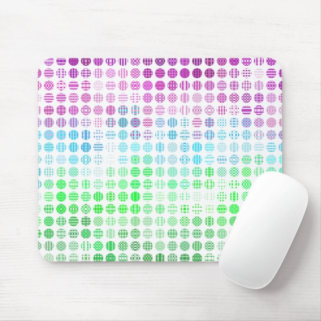 Mousepad Bandeira do Orgulho Toric Abstrata Boho Eclética G (Com mouse)