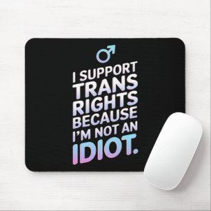 Mousepad Bandeira do Orgulho Transgênero Aliado de Apoio