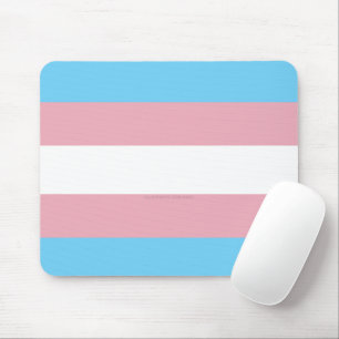 Mousepad bandeira do orgulho transgênero SlipperyJoe's dive
