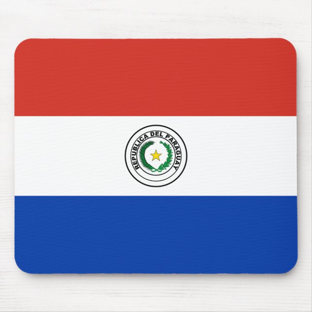 Mousepad Bandeira do Paraguai (Paraguai) (Frente)