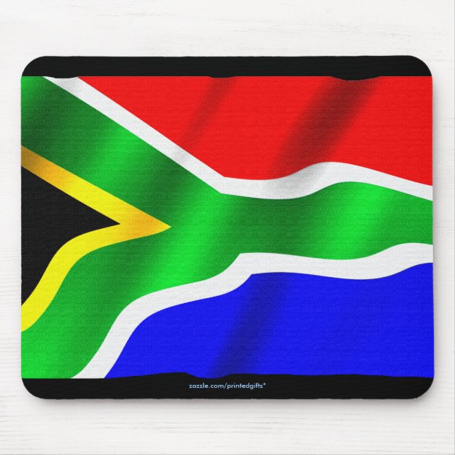 Mousepad Bandeira do Patriótico Mundo da África do Sul Mous (Frente)