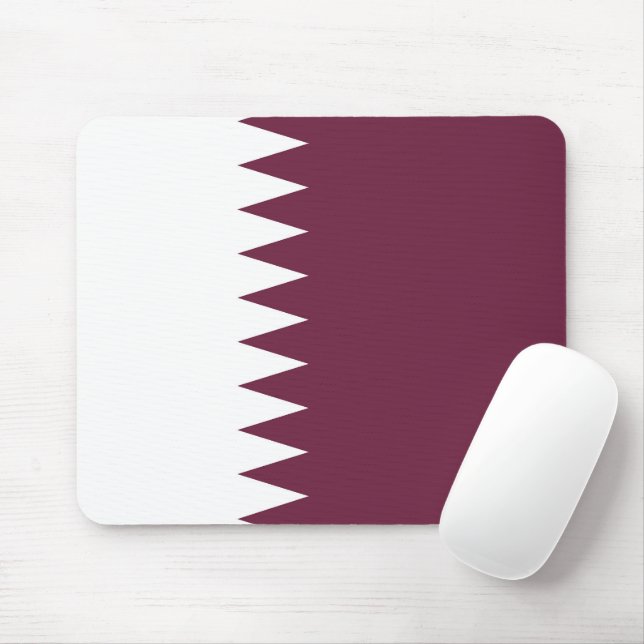 Mousepad bandeira do Qatar (Com mouse)