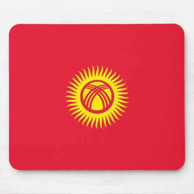 Mousepad Bandeira do Quirguistão (Frente)