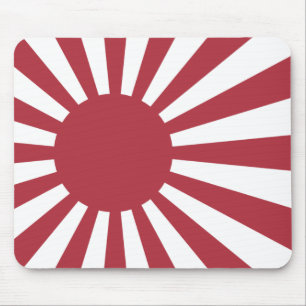 Mousepad Bandeira do Sol Nascente Imperial Japonês, de Edo 