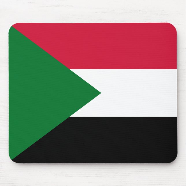 Mousepad Bandeira do Sudão (Frente)