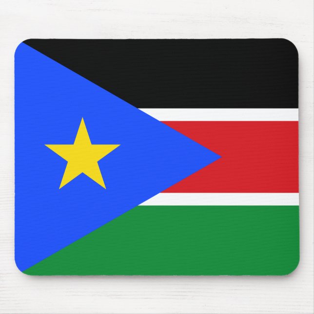 Mousepad Bandeira do Sudão do Sul (Frente)