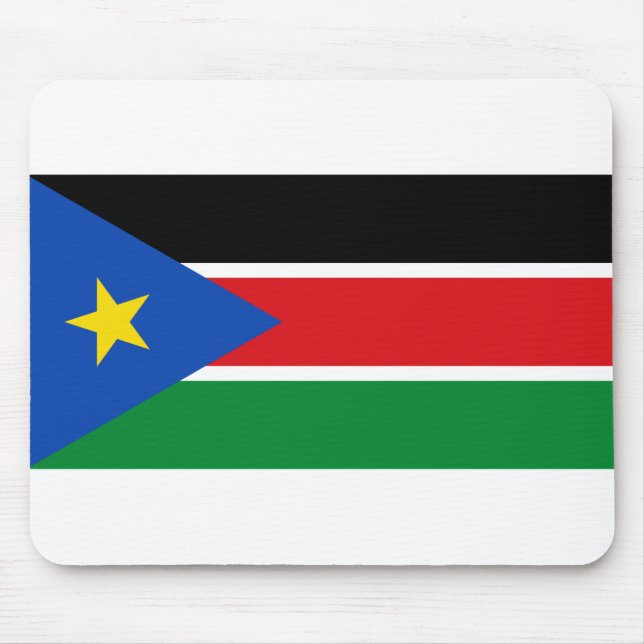 Mousepad Bandeira do Sudão do Sul (Frente)