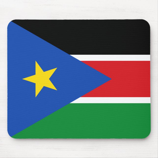 Mousepad Bandeira do Sudão do Sul (Frente)
