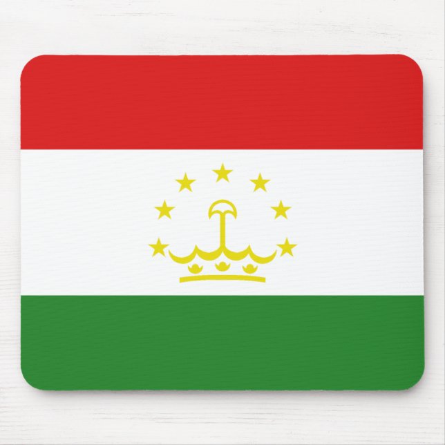 Mousepad Bandeira do Tajiquistão (Frente)