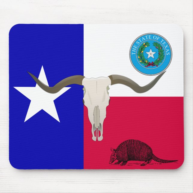 Mousepad Bandeira do Texas (Frente)