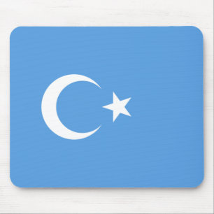 Mousepad Bandeira do Uigur do Turquestão Oriental (Uyghuris