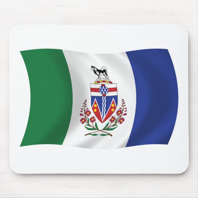 Mousepad Bandeira do Yukon (Frente)