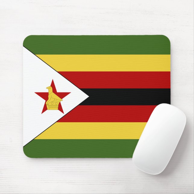 Mousepad Bandeira do Zimbabué (Com mouse)