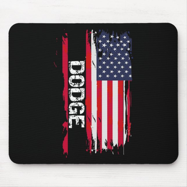 Mousepad Bandeira Dodge EUA  (Frente)