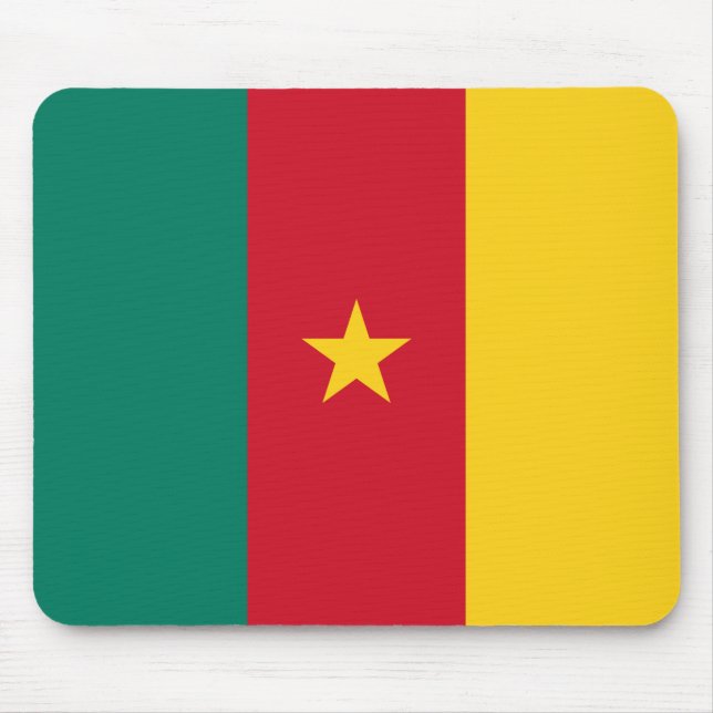 Mousepad Bandeira dos Camarões (Frente)