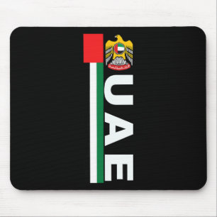 Mousepad Bandeira dos Emirados Árabes Unidos no estilo fute