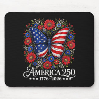 Mousepad Bandeira dos EUA América 250 1776 2026 Aniversário
