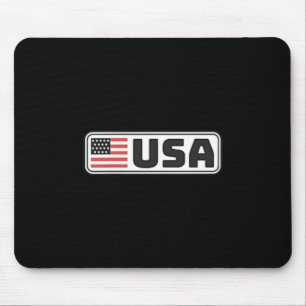 Mousepad Bandeira dos EUA Americanos Patrióticos Orgulho Es