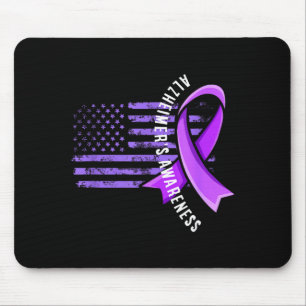 Mousepad bandeira dos eua esquadrão de apoio à conscientiza