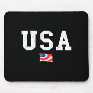 Mousepad Bandeira dos EUA patriótica bandeira americana hom