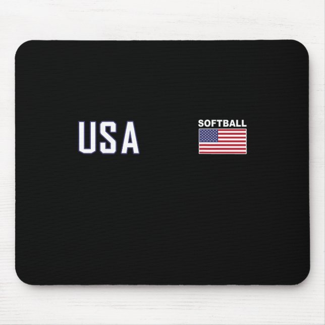 Mousepad Bandeira Dos EUA Softll Equipamento De Equipe Femi (Frente)