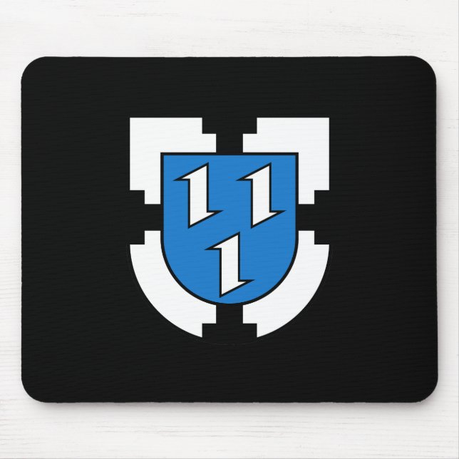 Mousepad bandeira emblema cidade Bottrop alemanha símbolo s (Frente)
