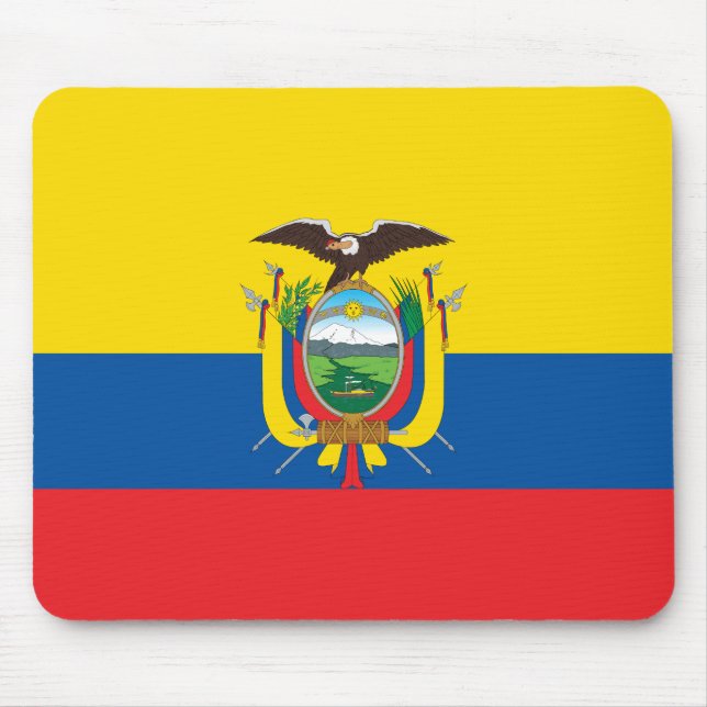 Mousepad Bandeira Equador (Equador) (Frente)