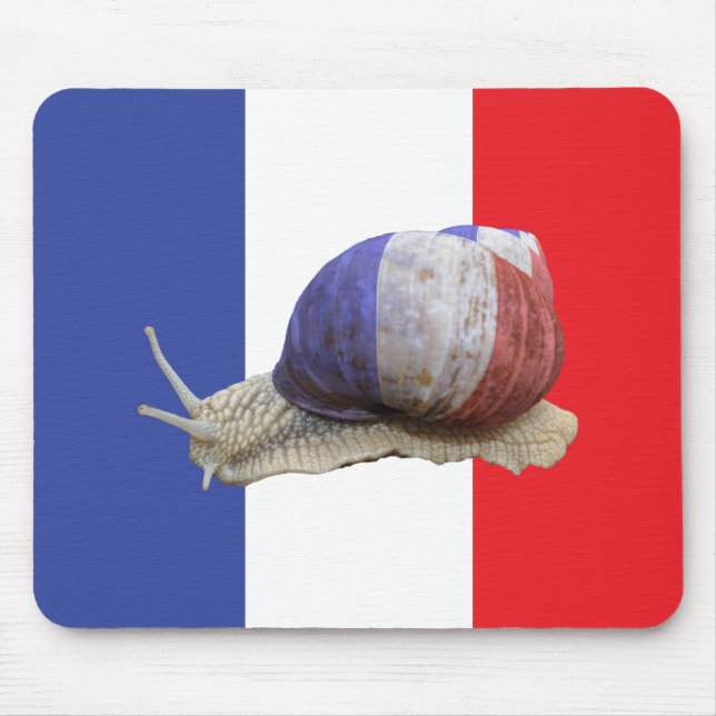 Mousepad Bandeira francesa do caracol (Frente)