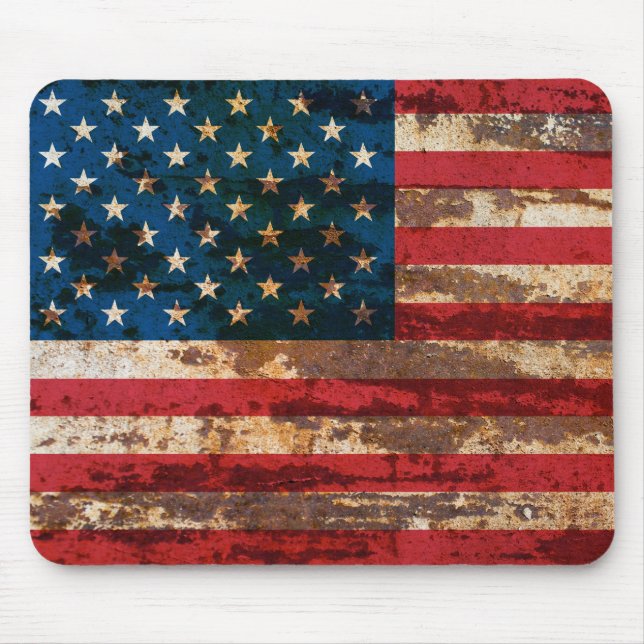 Mousepad Bandeira Grunge USA (Frente)