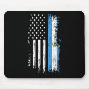 Mousepad Bandeira Guatemalteca Americana - Orgulho Guatemal