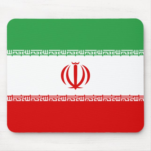 Mousepad Bandeira Iraniana (Irã) (Persa) (Frente)