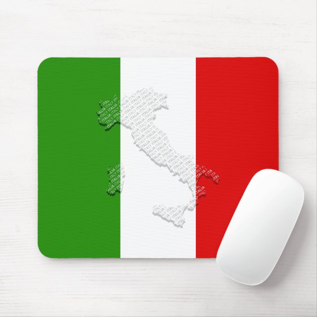 Mousepad Bandeira italiana (Com mouse)
